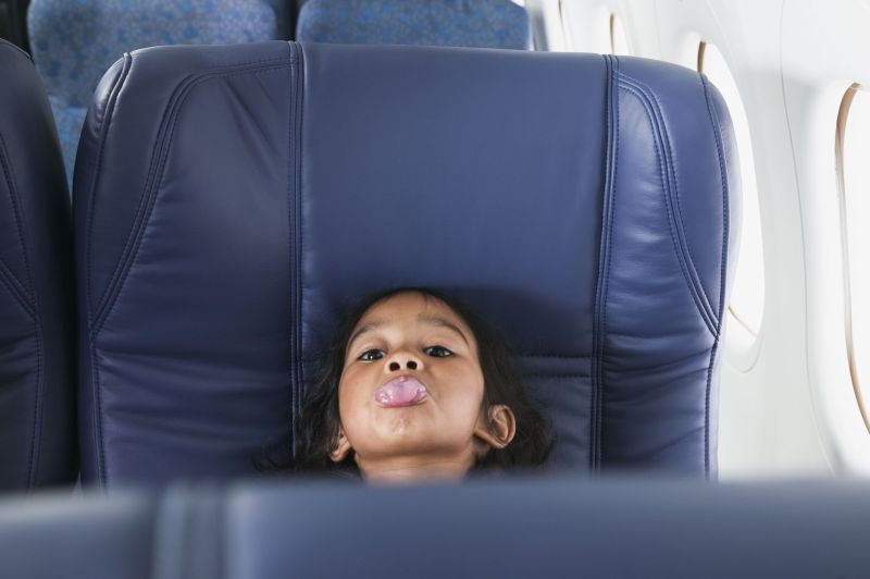 Travelling with Kids in an Airplane